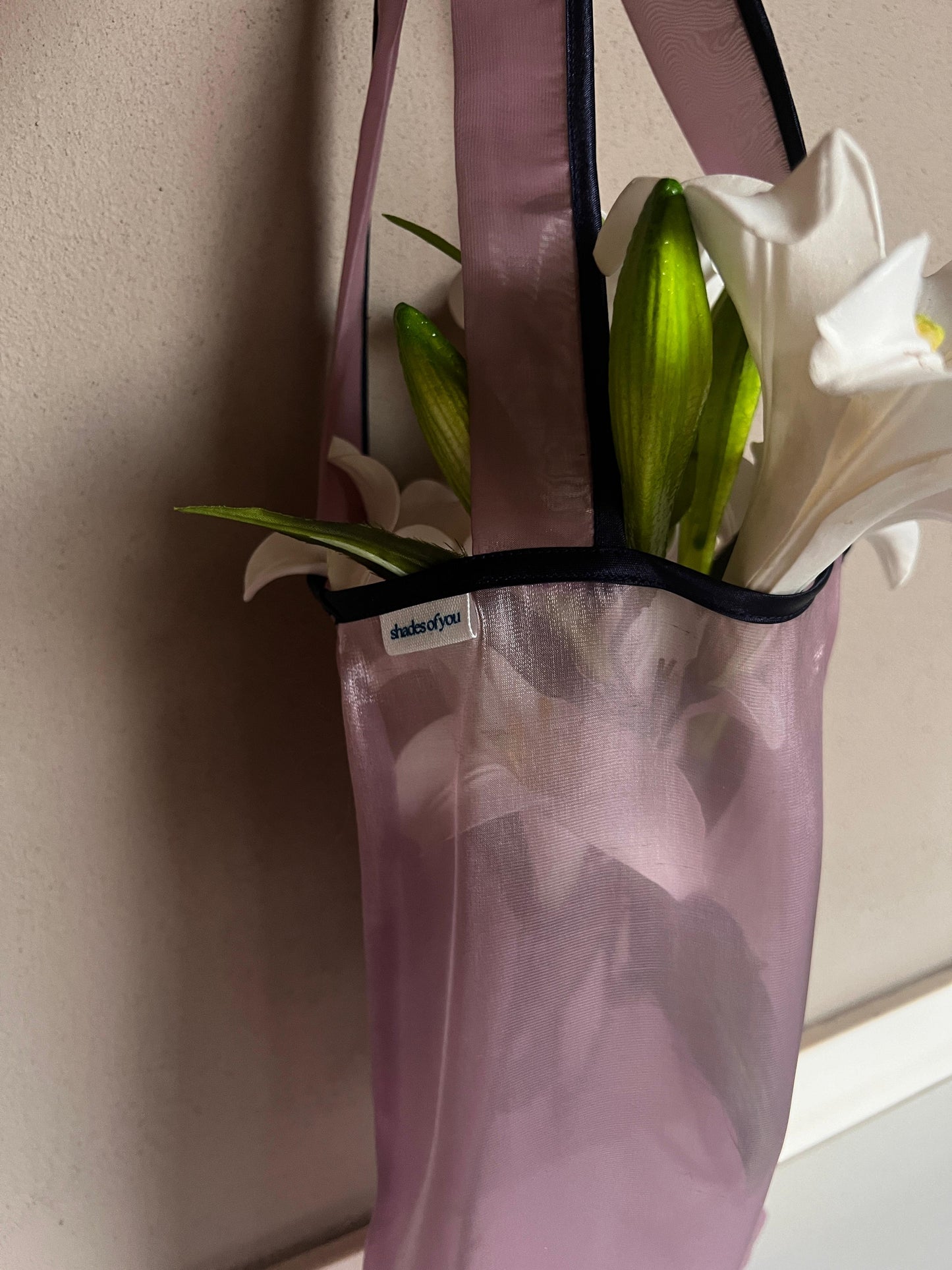 Organza Tote Bag - Purple