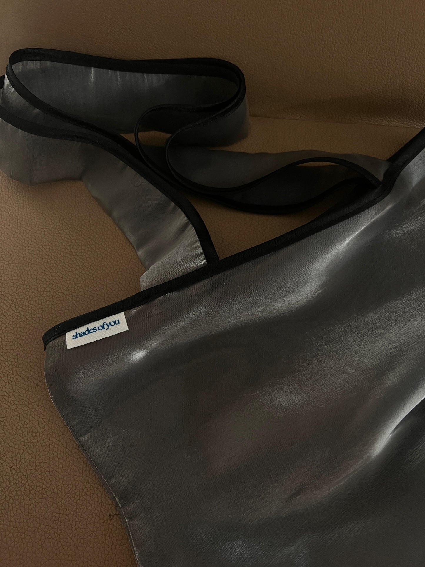 Organza Tote Bag - Grey