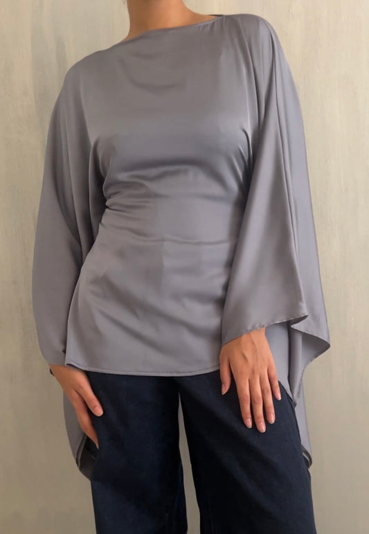 Butterfly Top - Grey